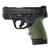 Hogue HandAll Beaver Tail Handgun Grip Sleeve S&W M&P 9 Shield Plus OD Green