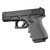 Hogue Slate Grey Beavertail HandAll Grip Sleeve for Glock 19 Gen 3/4