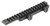 Weaver Thumbnut Tool-Free Flat Top Riser Rail for AR-15 M16 - Black Matte Aluminum