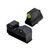 XS Sight Systems R3D 2.0 Suppressor Height Night Sights for Glock 20/21/29/30/30S/37/41 Green Front with Black Rear