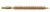 J. Dewey .243-6mm Benchrest Bronze Rifle Bore Brush with 8-32 Thread