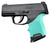 Hogue HandAll Beavertail Cobblestone Grip Sleeve Sig Sauer P365 Aqua
