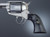 Hogue Black Pearl Polymer Cowboy Grip Panels - Ruger Blackhawk/Vaquero