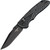 Hogue Deka 3.25" ABLE Lock Folder Clip Point Blade Blk Finish G-10 - Solid Blk