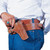 DeSantis Doc Holliday Style 083 Cross Draw Holster Fits Colt SAA 3-1/2" Tan Right Hand
