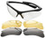 Champion Shooting Glasses Open Frame Black with Interchangeable Lens