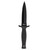SOG Nightshade 4-3/4" Fixed Spear Point Blade Knife Black with Nylon Sheath