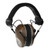 Radians Dual Microphone Electronic Earmuff 3.5mm Stereo Jack 23dB Black Tan