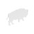 Birchwood Casey 3-Hole Bison Silhouette AR500 Steel Plate Target 3/8"