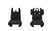 American Tactical Polymer Flip-Up Backup Sight Set - Front & Rear