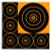 B/C TARGET BIG BURST 8"-3/4"-15 BULL'S-EYE TARGETS