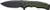 CIVIVI Mini Praxis 2.98" OD Green G10 Handle Black Finish Folding Knife Clam Pack