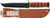 KA-BAR Single Mark 7" Fixed Blade Knife - 1095 Cro-Van Steel Leather Handle