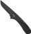 Outdoor Edge Razor VX1 3" Black Aluminum Spring-Assisted Folding Knife