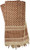 RED ROCK SHEMAGH HEAD WRAP TAN/BROWN