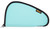 US PeaceKeeper Robin's Egg Blue 11"x6" Pistol Carry Case, 600D Polyester P21211