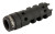 LanTac USA LLC Dragon, Muzzle Brake, 9MM, Fits Sig MPX Pistol Only, Black Nitride Finish, Hardened Milspec Steel, M13.5X1 LH Thread Pitch DGN9MMC