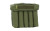 Cole-TAC Can Caddy, Standard Size, 500 Denier Nylon, 9.25"x10.5"x2.5", Ranger Green, 5 Slots for Suppressor Storage CD105