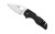 Spyderco Lil Native Lightweight Back Lock Folding Knife, Black FRN, 2.43" BD1N Blade C230PBK