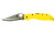 Spyderco Stretch 2 Lightweight Salt, Folding Knife, SpyderEdge Serrations, Yellow FRN Handle, Satin Finish, Silver, 3.95" Blade Length, H-2 Steel C258SYL