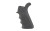 Hogue OverMolded Rifle Grip, Beavertail, Finger Grooves, Fits AR Rifles, Slate Gray 15022