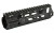 Fortis Manufacturing, Inc. REV II Free Float Rail System, Handguard, 6.7", Continuous Picatinny Top Rail, M-LOK at 3/6/9 O'clock, Does Not Include Barrel Nut, Anodized Black Finish REV-II-7-ML