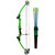 Genesis Archery Bow Set Green RH with Arrow Rest and Nock Point
