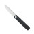 CobraTec Large Kuzio Black D2 Drop Point Folder Liner Lock G-10 Handle Glass Breaker