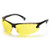 Venture 3 Safety Glasses Amber Lens Black Frame Impact Rated
