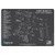 Smith & Wesson M&P Shield Cleaning Mat with Schematic - Grey