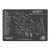 Springfield XDM Schematic Padded Gun Mat Charcoal Gray 12x17