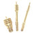 .50 Cal Brass Patch Jag Close-Tolerance Fit Bore Cleaning Tool