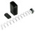 Shield Arms SAS15ME10BLK S15 +10rd Mag Extension, Black Anodized Aluminum