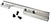 Crickett KSA031ALSS Silver Aluminum 3/8 Inch Dovetail Scope Mount Kit