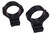Talley 940735 One-Piece Scope Mount Ring Combo Browning X-Bolt Medium Rings 1" Tube Black