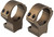 Talley HC750735 X-Bolt High Ring Scope Mount Combo Burnt Bronze 30mm Short/Long Action 0 MOA