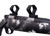 Weatherby TRBVLAS1 Talley Billet Alloy Matte Black 1-Inch Tube Scope Ring Combo for Mark V 6-Lug Action