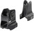 Daniel Defense 1908809116 AR-15 Iron Sight Set Black Hardcoat Anodized Fixed Front & Rear Sight