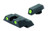 Meprolight Tru-Dot Fixed Green Tritium Front & Rear Night Sight Glock 26 and 27 Dovetail/Post