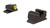 Trijicon HD Night Sights Green Tritium Yellow Outline - Beretta PX4 Front and Rear Sight Set (600625)