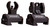Troy Ind SSIGIARSMBT00 Micro Sight Set HK Front & Round Rear Black Finish