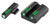 TruGlo TG13HP1A TFX Black Green Tritium Fiber Optic Iron Sight Set White Outline