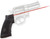 Crimson Trace 011790 Ruger GP100 Super Redhawk Alaskan Lasergrips, Red Laser 5mW Black Polymer
