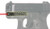 LaserMax Red Guide Rod Laser for Glock 26 and 27 Gen 4 Black