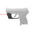 Viridian E-Series Red Laser 9120007 Ruger LCP II Trigger Guard Mount 25 Yard Daytime Range Black