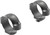 Leupold 49898 Standard Ring Mounts 1-Inch Low Matte Black Finish