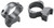 Weaver Mounts 49310 Grand Slam 30mm Low Matte Black Steel Scope Rings 0 MOA