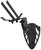 Allen 7254 EZ Mount Trophy Skull Hanger Wall Mount Small/Mid-Size Game Black Steel 026509076865