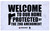 TekMat TEK422AMENDMENT 2nd Amendment Door Mat White/Black Rubber 42" Long "Welcome To Our Home Protected By The 2nd Amendment" 612409974129