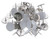 HME White Reflective Tacks 50 Pack 3.75 Inch for Night Trail Access